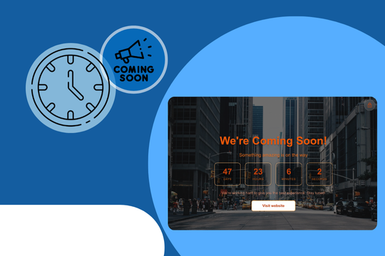 Coming Soon | Launch page banner