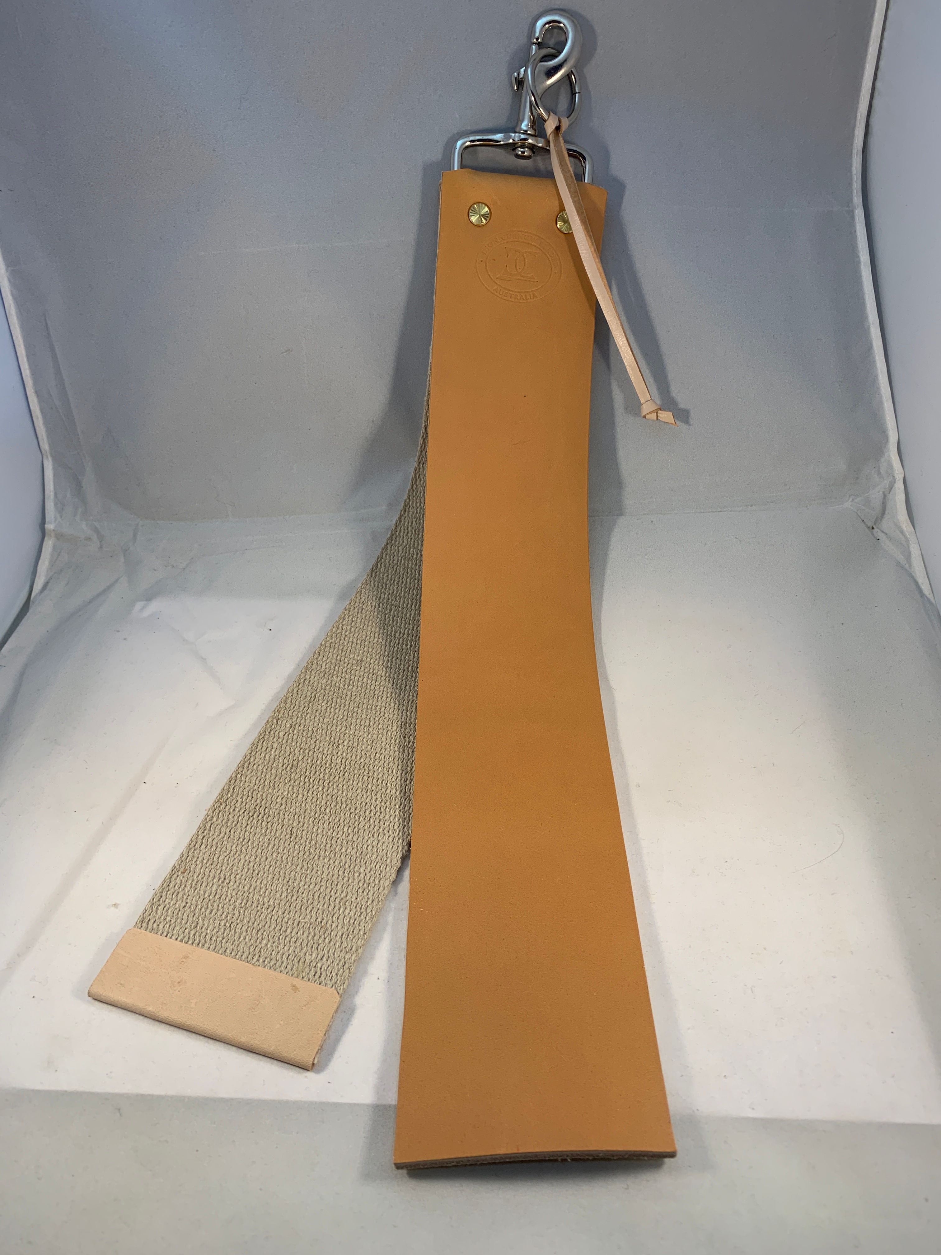 Strop #5 - Bovine Hemp - 2 piece strop 75mm