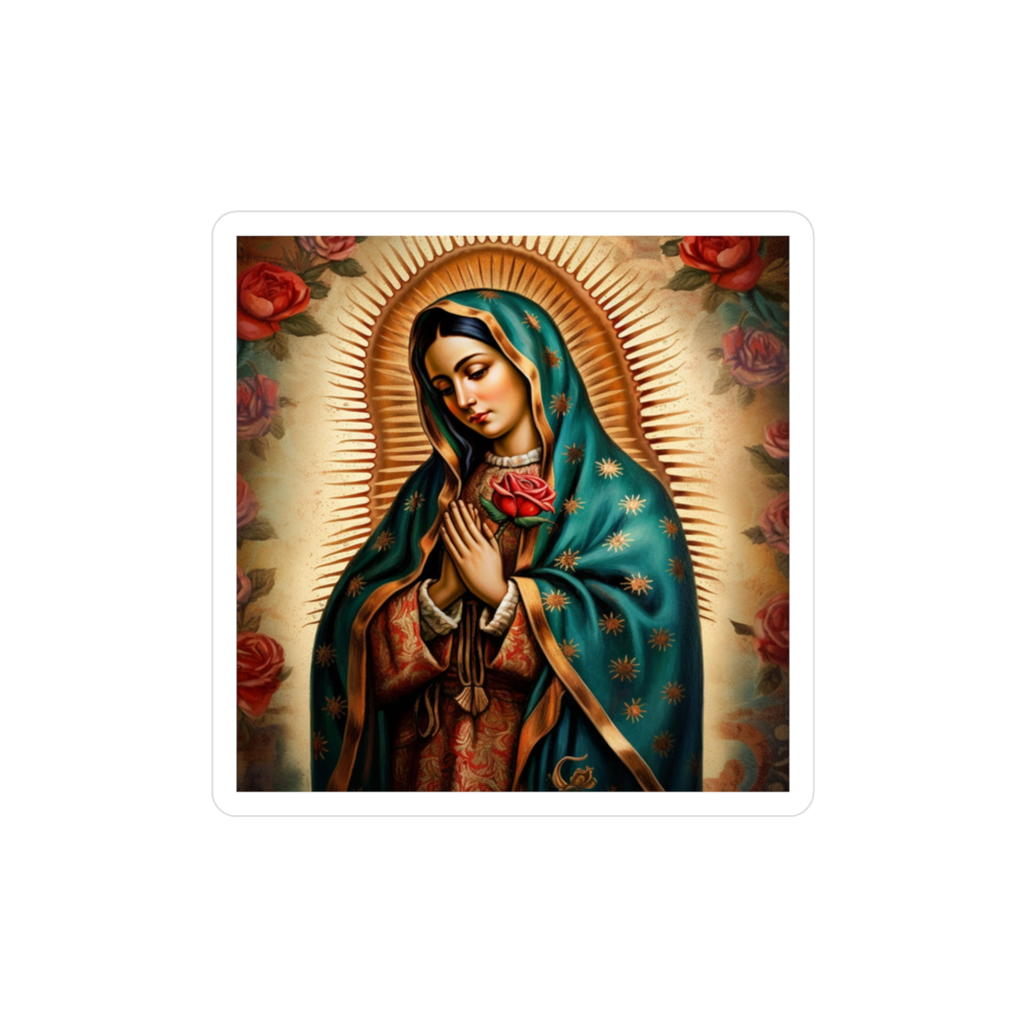 Our Lady of Guadalupe Virgin Mary Vinyl Decal