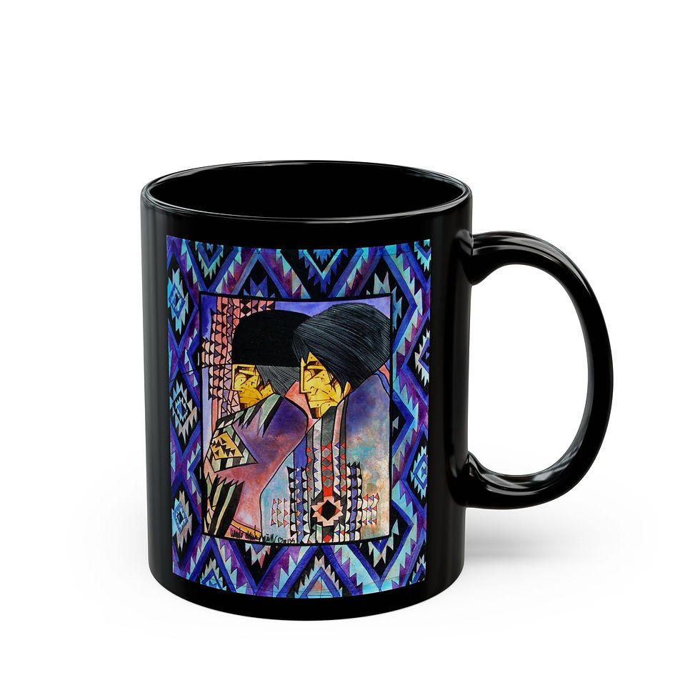 Thumbnail: Amado Pena Jr. Southwest Style Ceramic 11 Ounce Coffee Mug P13014