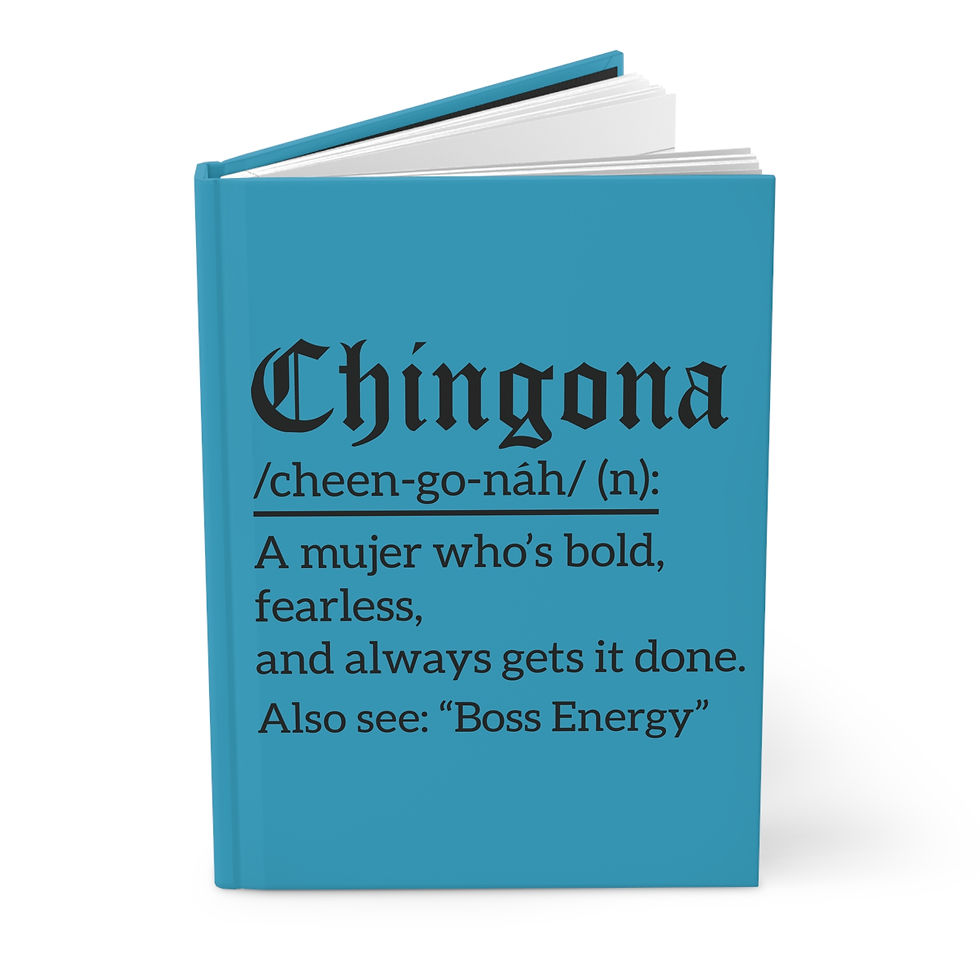 Thumbnail: Hardcover Journal Notebook with "Chingona" Boss Definition