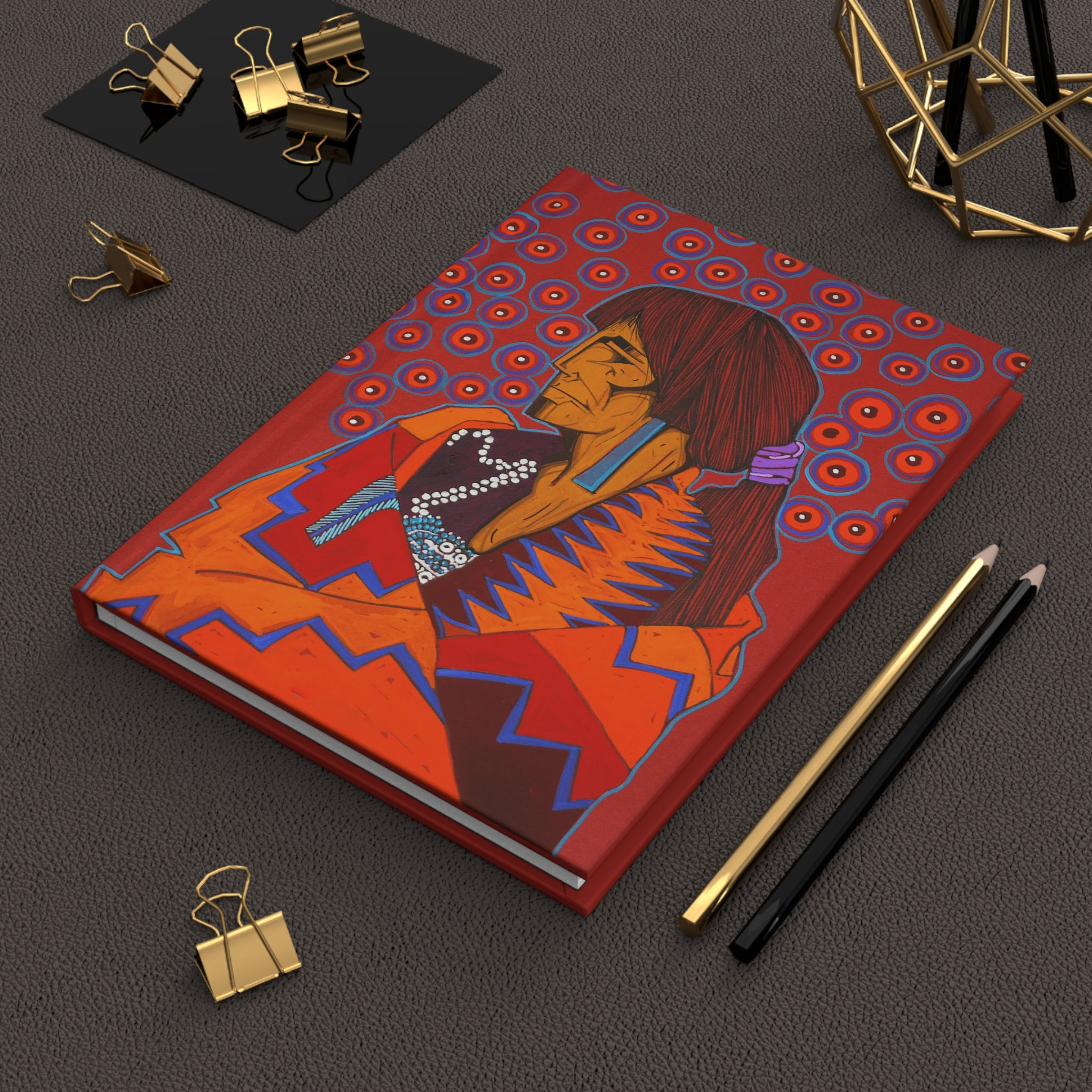 Hardcover Journal Notebook Diary with Amado Pena Jr Art Cover P8023