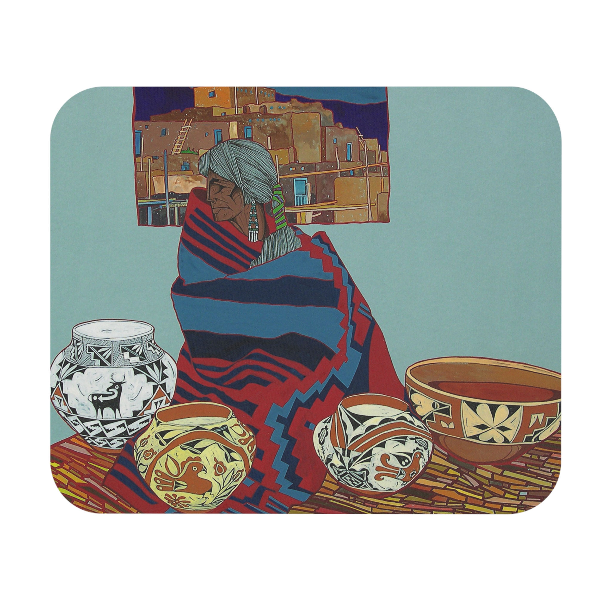 Southwest-Style Mouse Pad with Amado Pena Jr. Art P8148