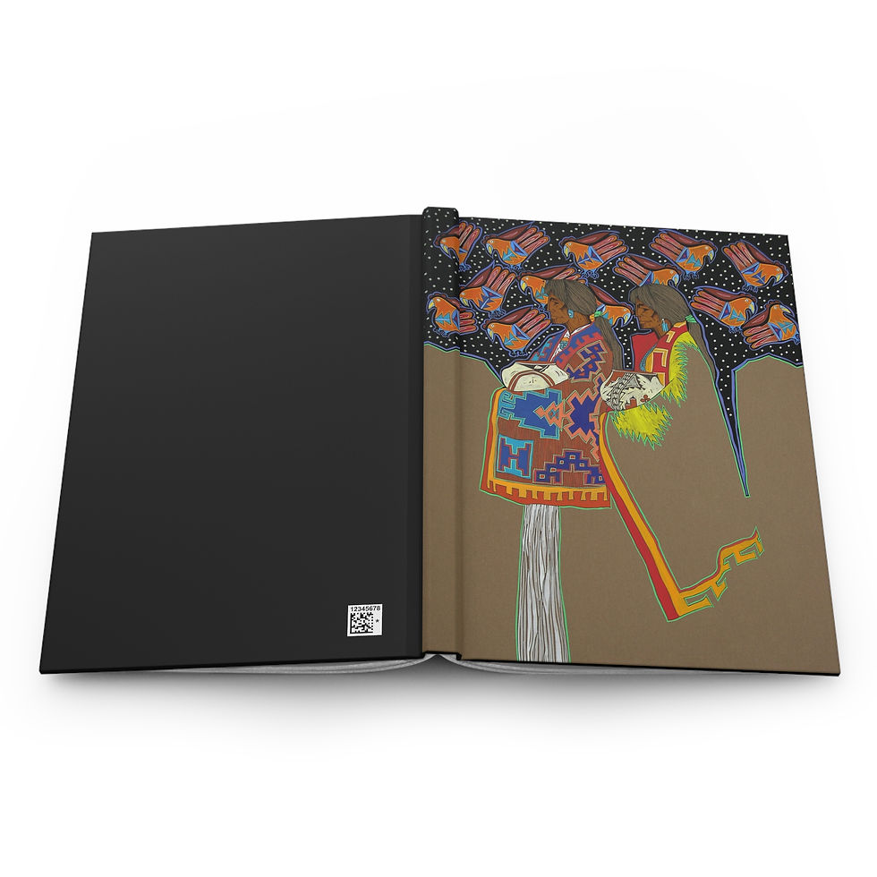 Thumbnail: Hardcover Journal Notebook Diary with Amado Pena Jr Art Cover P8004