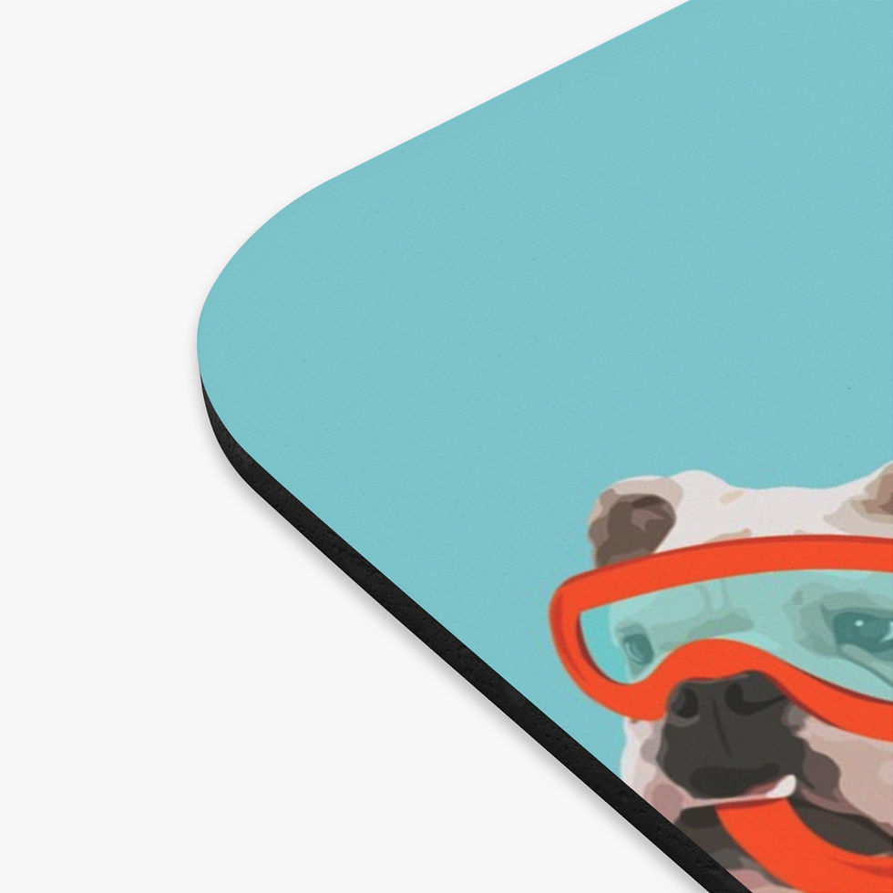 Thumbnail: Mouse Pad (Rectangle) with Humorous Dogs on Vacay