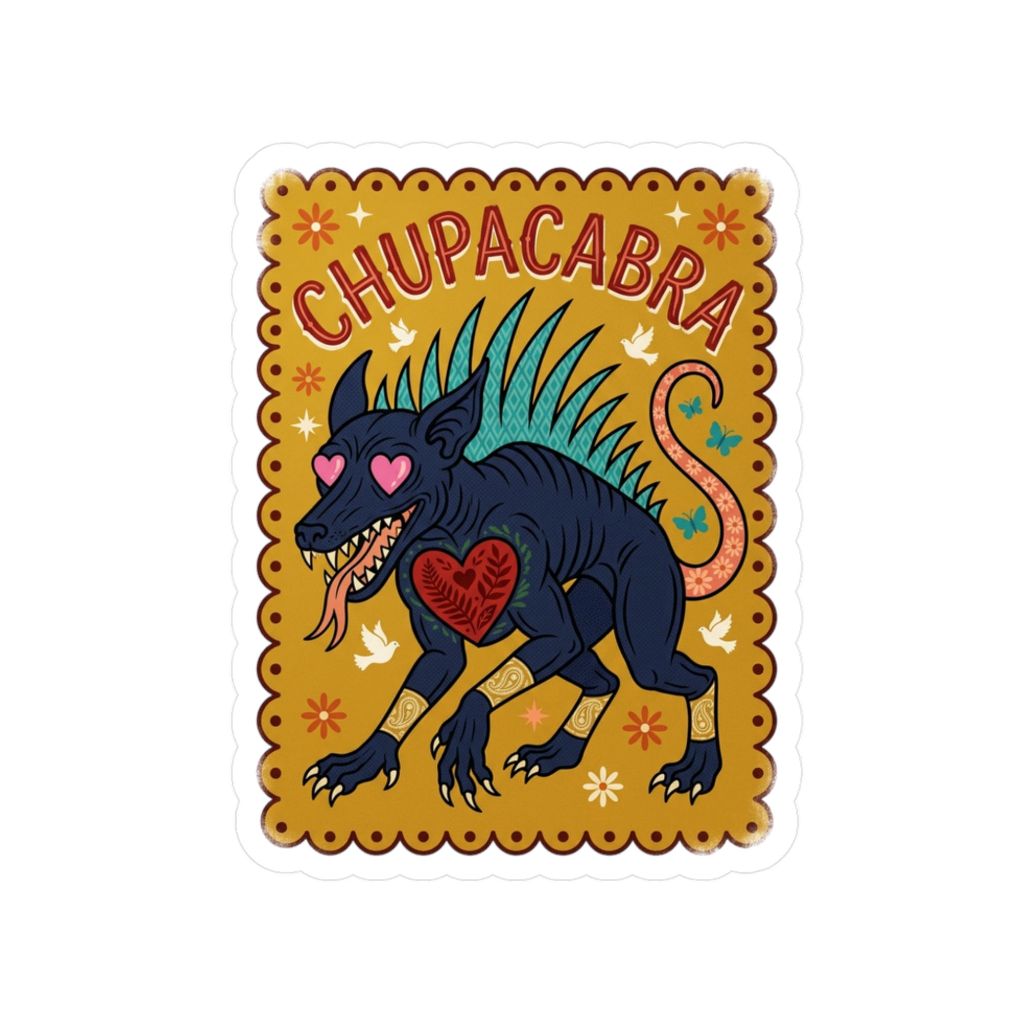 Mythical Beast "Chupacabra" Vinyl Decal