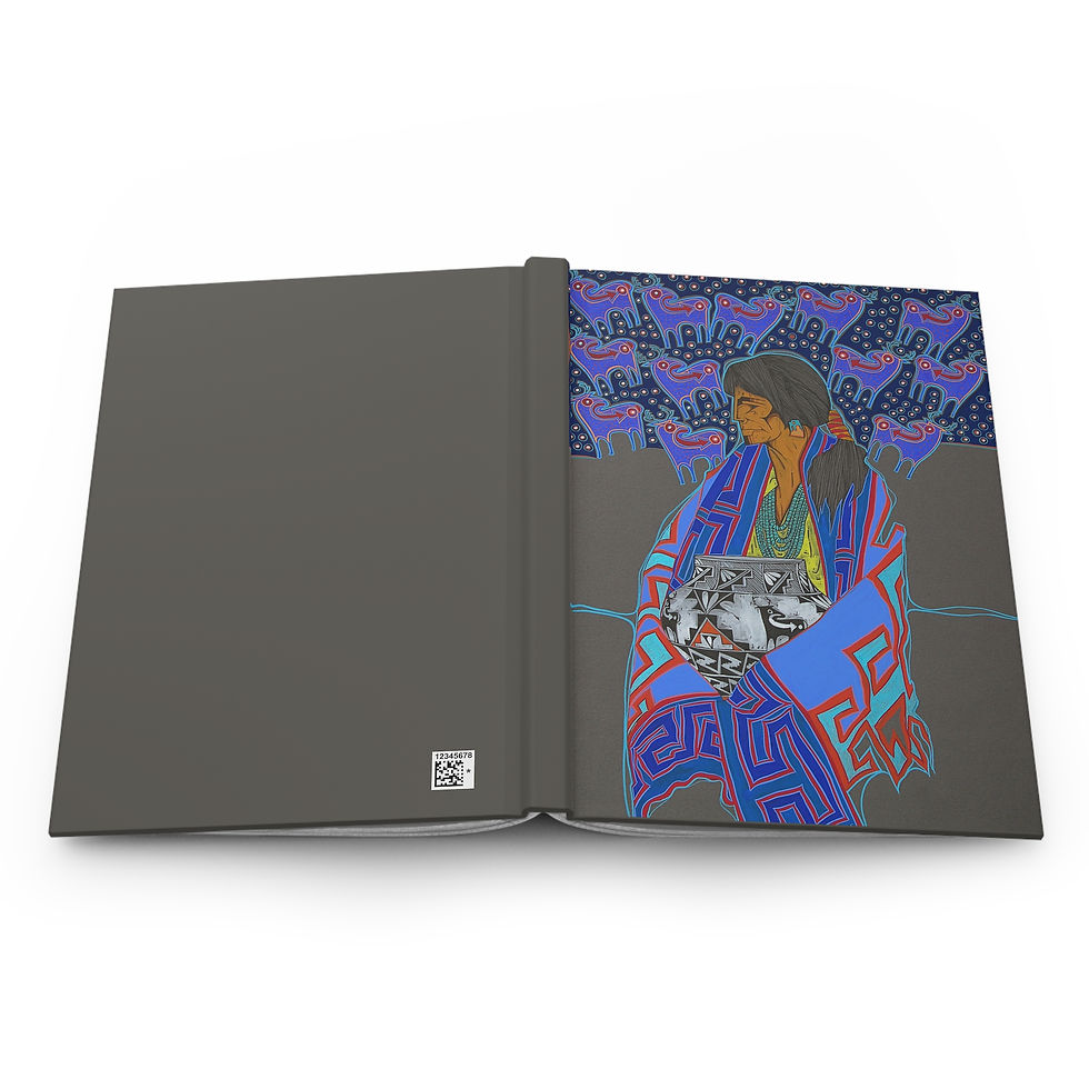 Thumbnail: Hardcover Journal Notebook Diary with Amado Pena Jr. Art Cover P8100