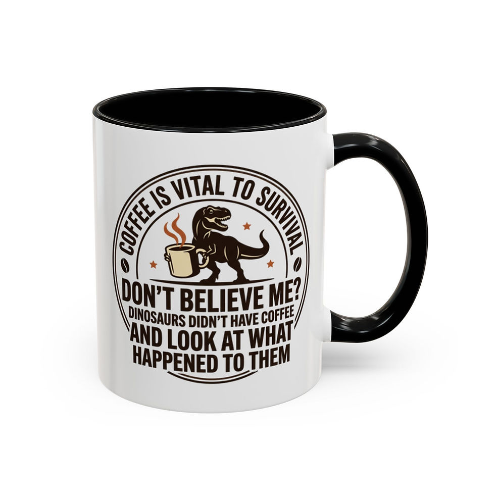 Thumbnail: Fun Coffee Mug with "Coffee is Vital to Survival..."