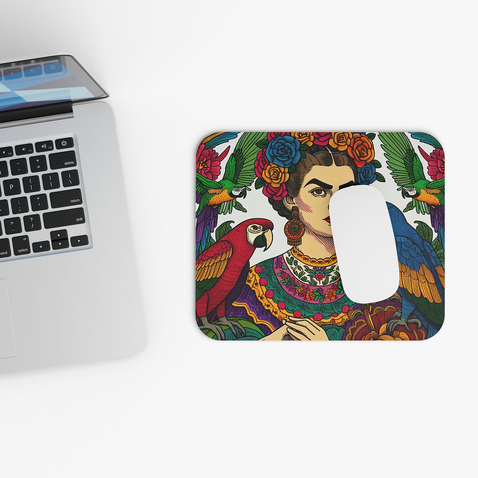 Thumbnail: Mouse Pad with Frida Kahlo-Inspired Art 