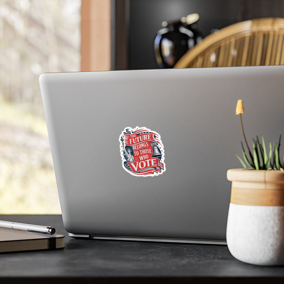 Thumbnail: Vote-Centric "The Future Belongs to Those Who Vote" Vinyl Decal