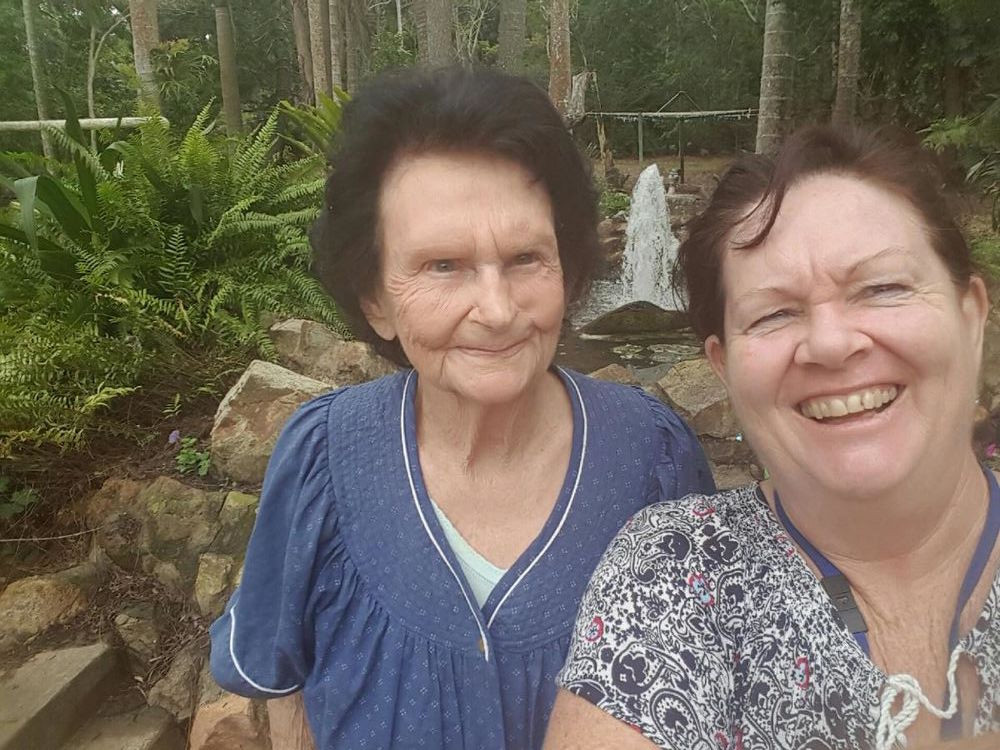 Picture: Joan Wood and Carer Kym