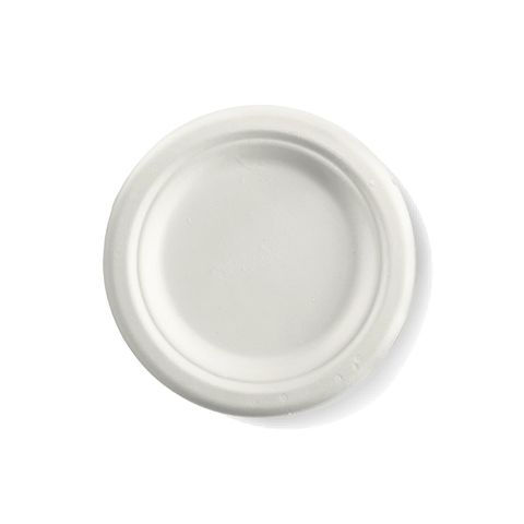 BIOCANE PLATE 9” ROUND WHITE (125/500)