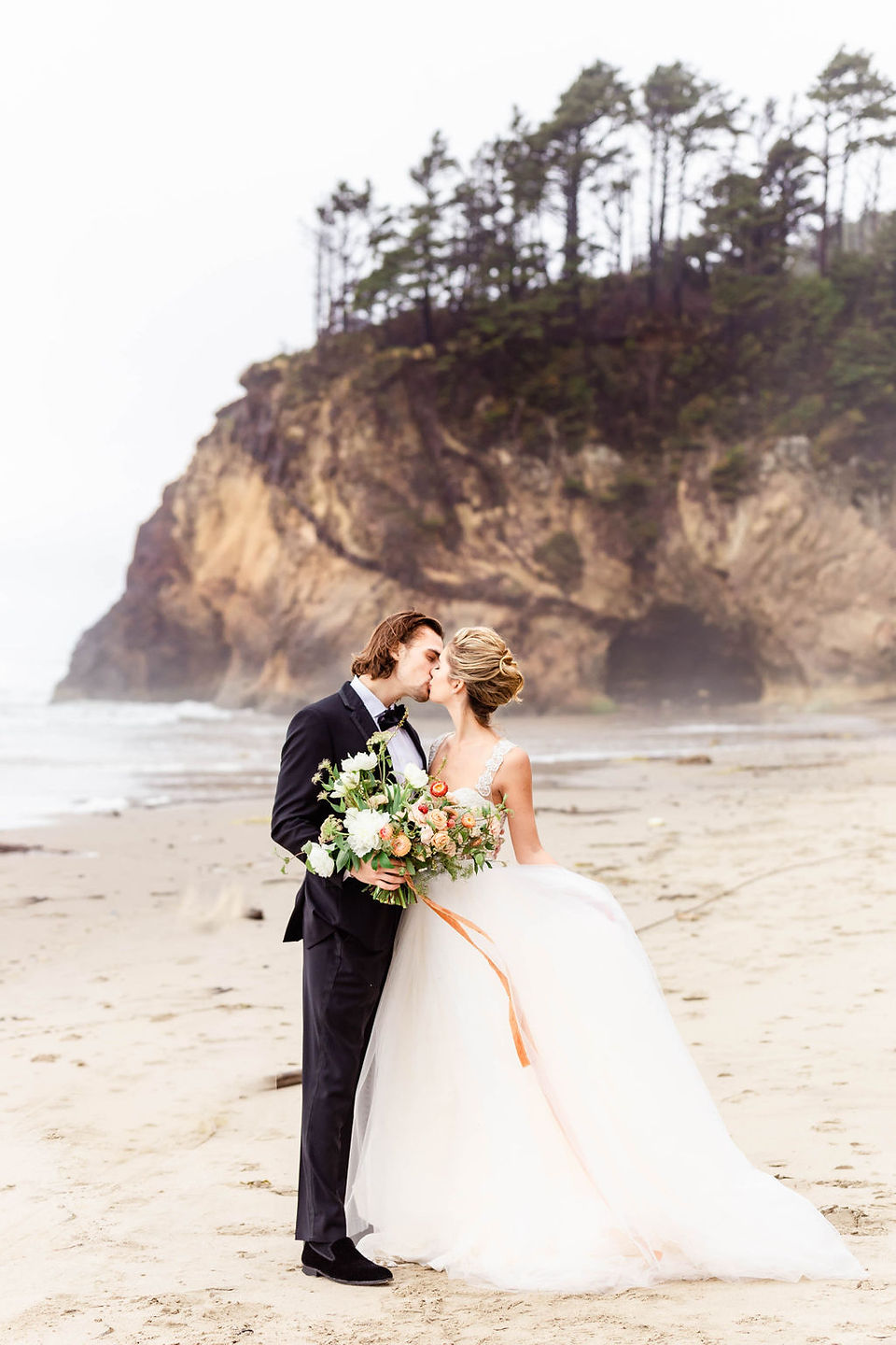 Coastal Bride and Groom