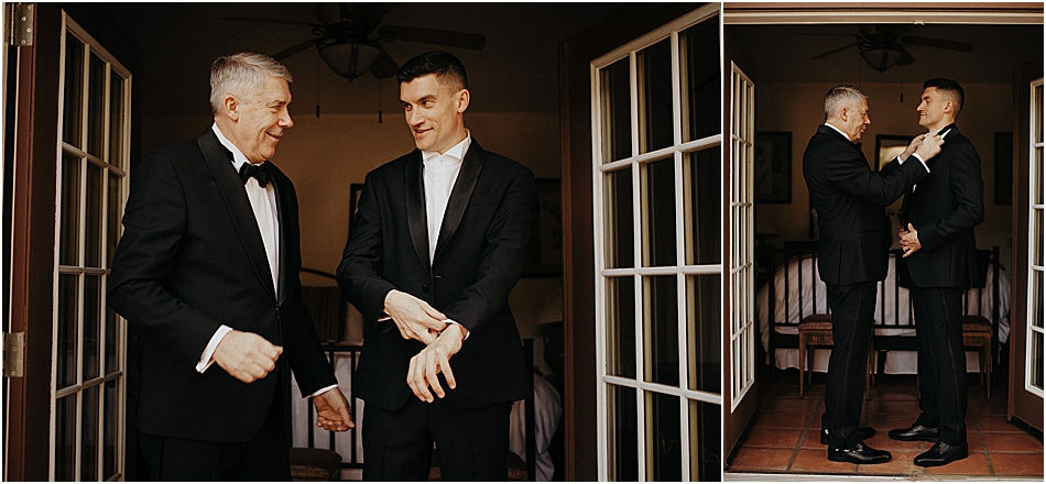 California Groom Getting Ready