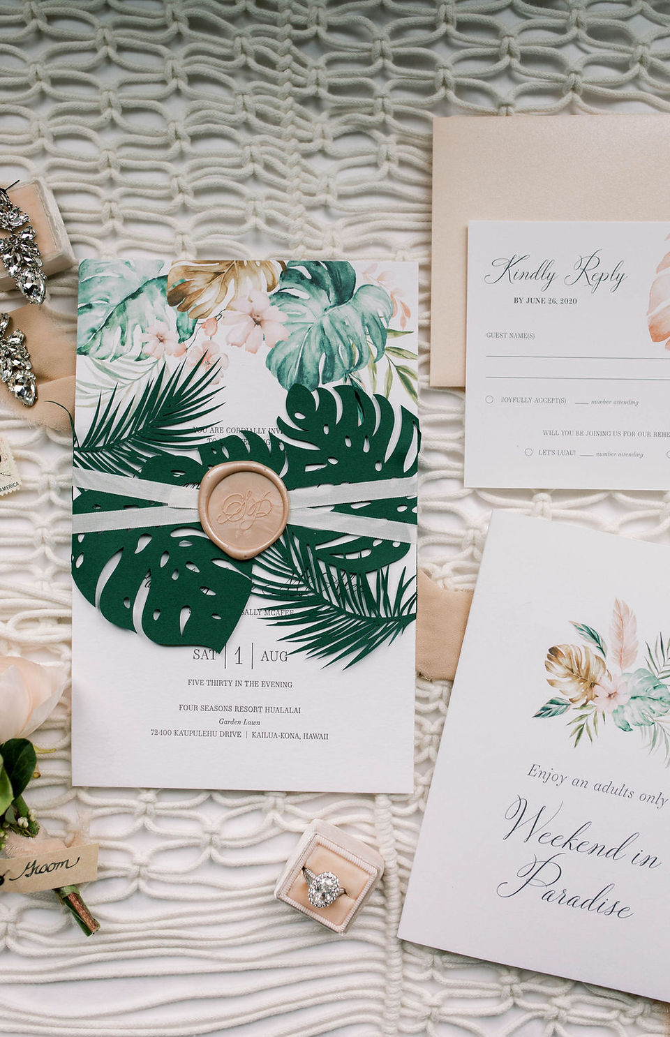 McAfee Wedding Invitation