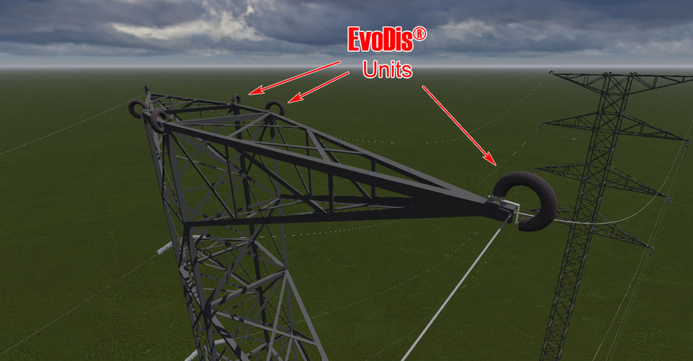 High Voltage Power Transmission Lines Lightning Protection