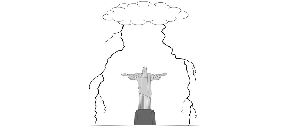 Lightning protection Christ the Redeemer Statue
