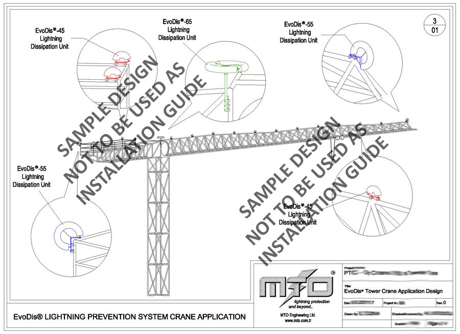 Tower Crane Lightning Protection
