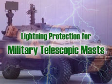 Lightning Protection for Military Telescopic Masts