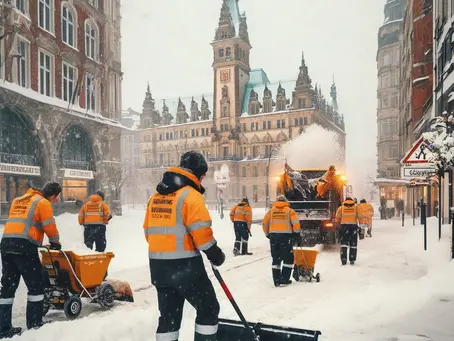 Winterdienst in Hamburg: Sicherheit durch Schneeräumung und Eisbekämpfung
