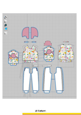 Kids wear designer, CLO 3D designer, Fashion Designer in egypt, Omnia Ahmed fashion designer, 3D fashion designer