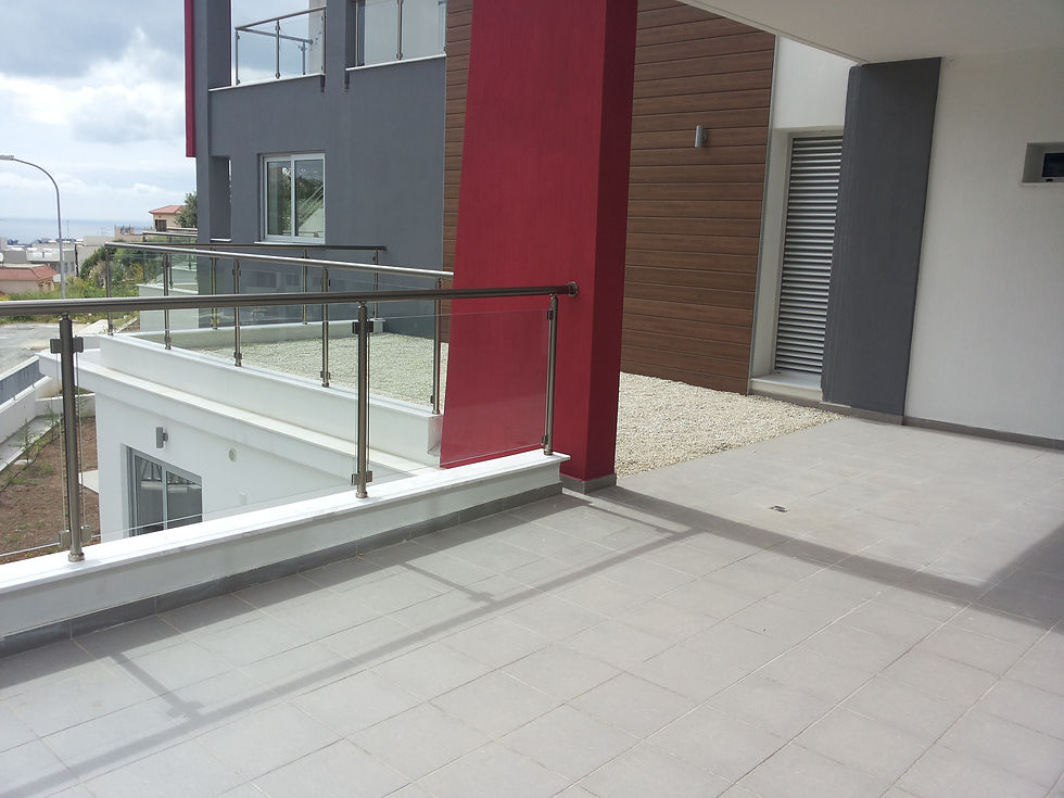 INOX RAIL WITH GLASS