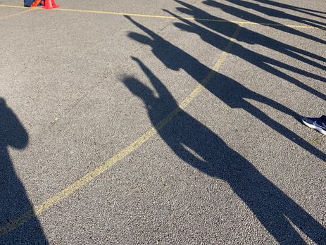 Can you guess who the shadow belongs to?