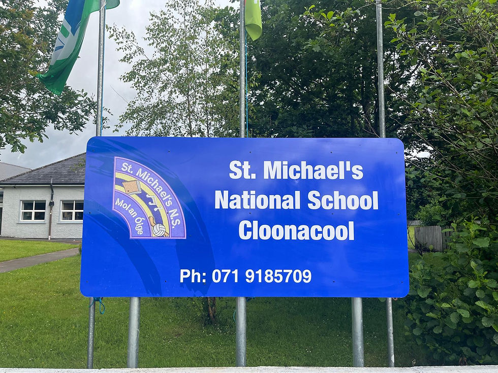 School sign