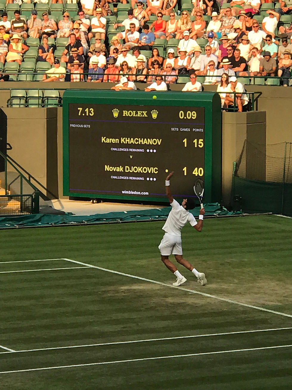 Tennis: Good to watch, not so relevant to mental health.