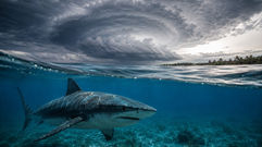 How do sharks know a hurricane is coming?