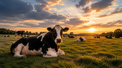 Do cows really lie down before it rains?