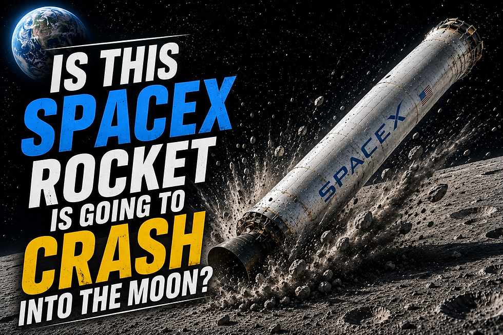 A SpaceX rocket is about to crash into the Moon. Could you actually see it?