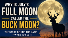 Why is July’s full moon called the Buck Moon?