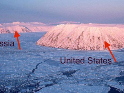 The island where you can stand in two different days