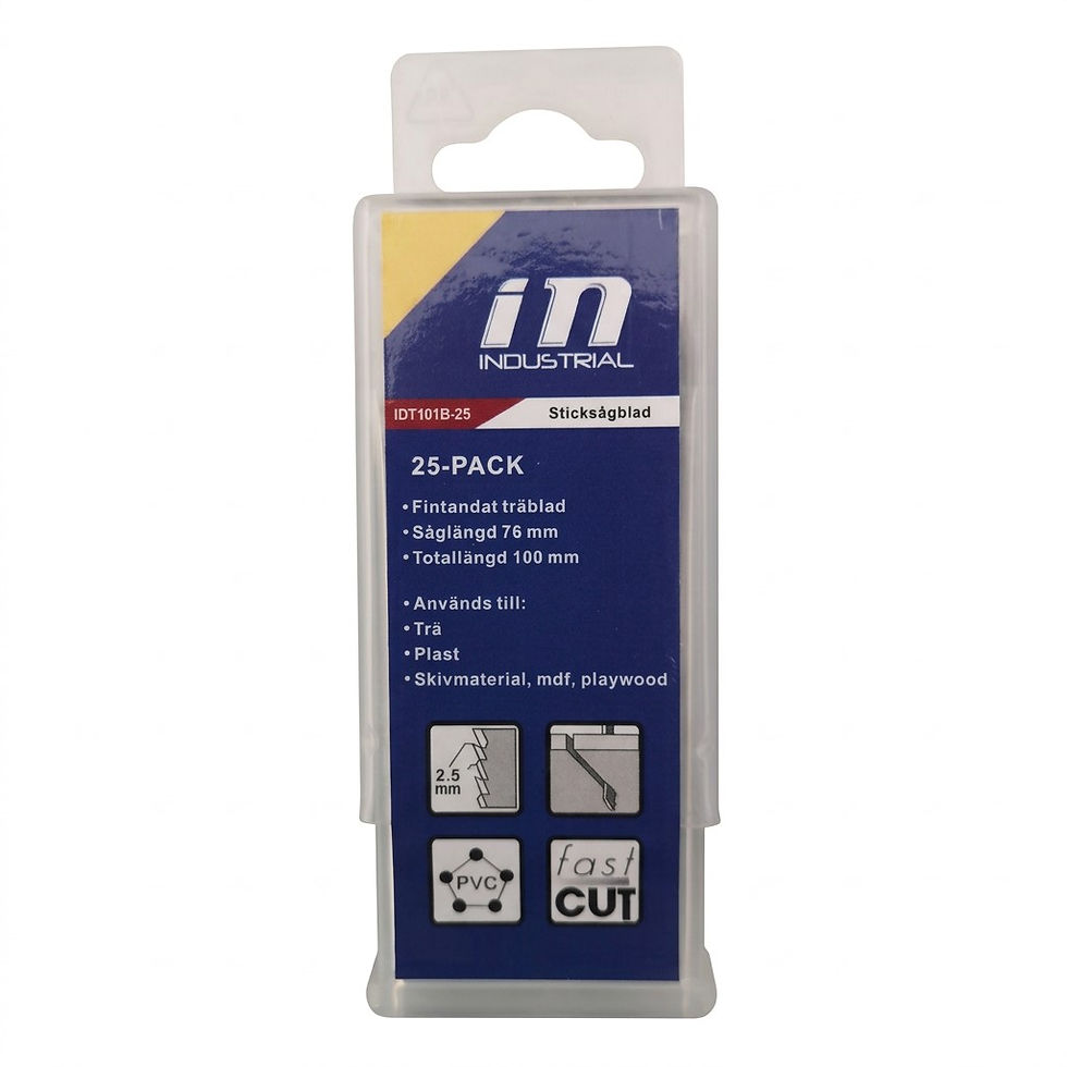 Miniatyrbild: Sticksågblad 25-pack Trä Fin