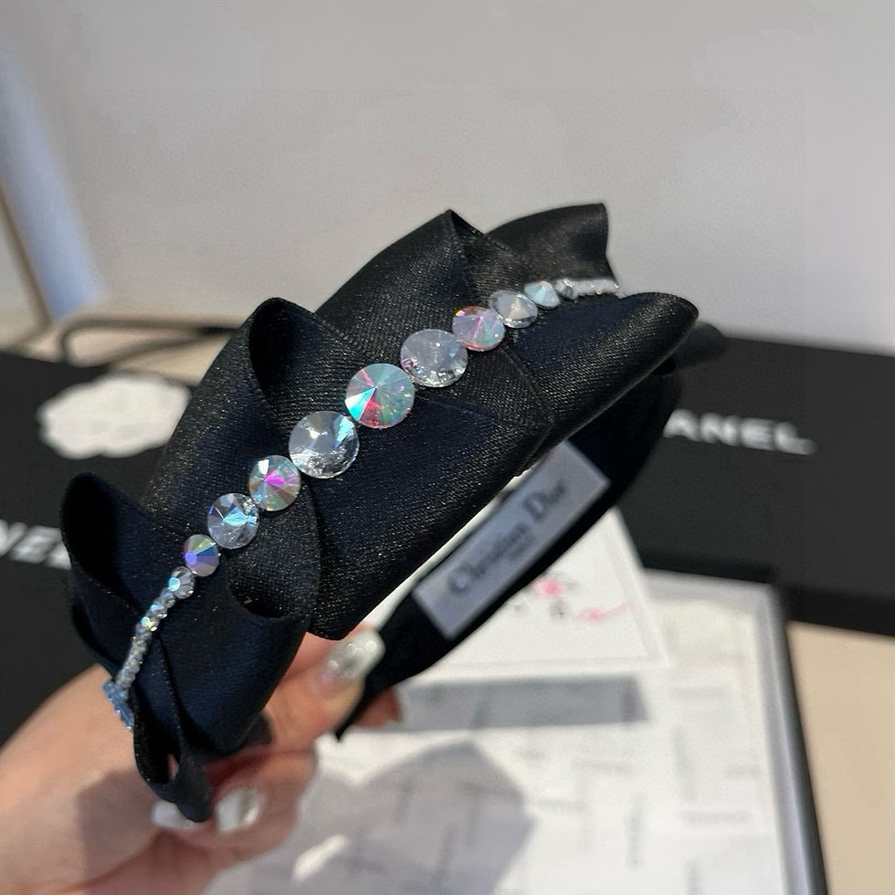 Thumbnail: Black Rhinestone Headband