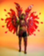 Monochromatic Male with Male Backpack