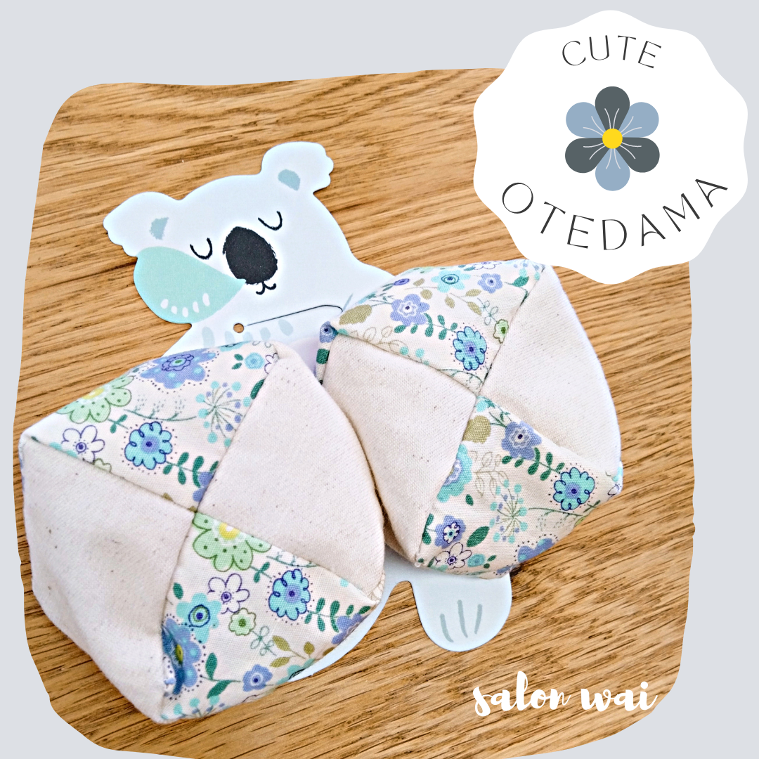 OTEDAMA　２個セット（花柄こあら）
