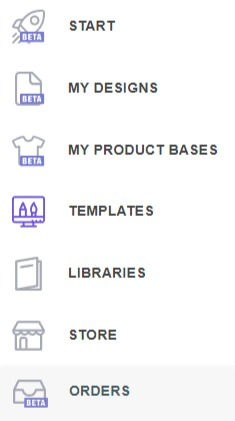 Customily App Main Menu