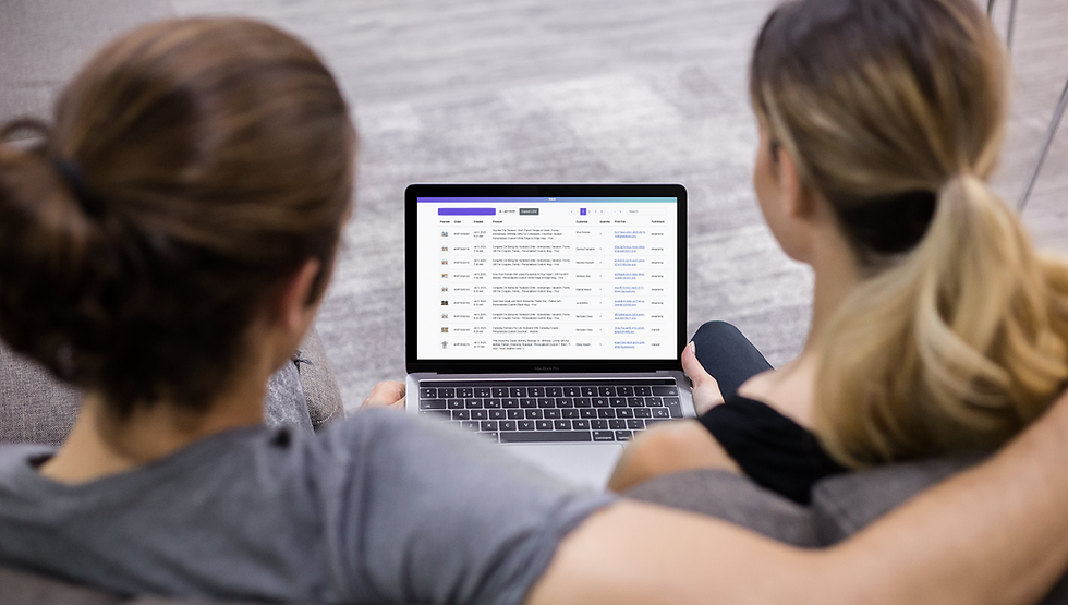Customily order manager for personalized orders