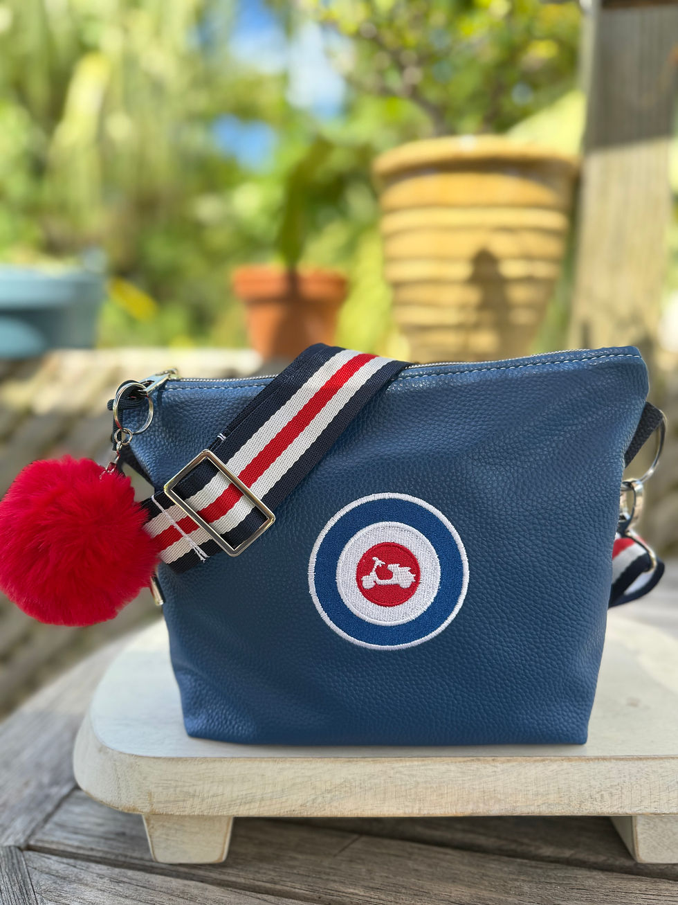 Calypso Navy Mod Vespa Crossbody