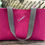 Thumbnail: One of a kind Multi -panel Lakshmi tote with removal pom-