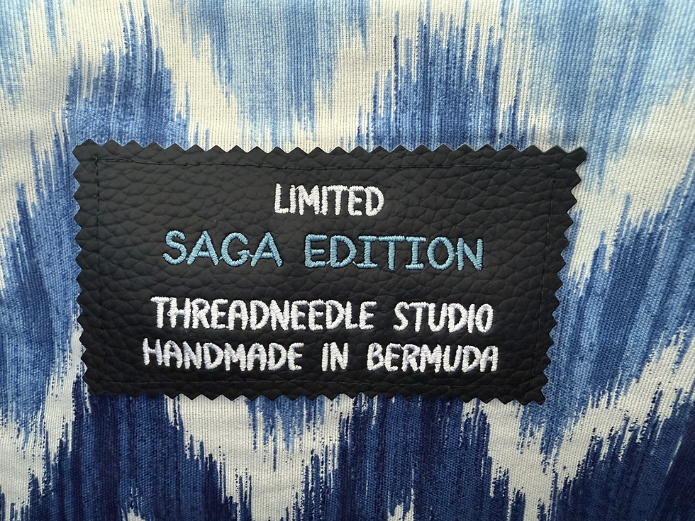 Thumbnail: Navy Saga Carry-on Zippered  Travel Tote