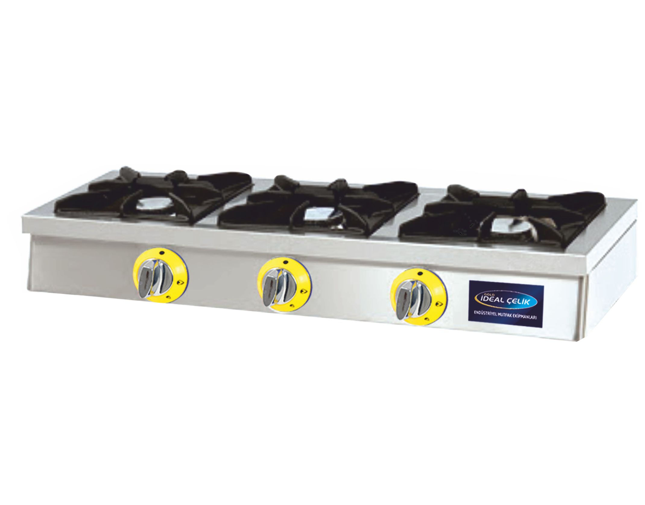 Gazlı Set Üstü Ocak 3'lü Profesyonel