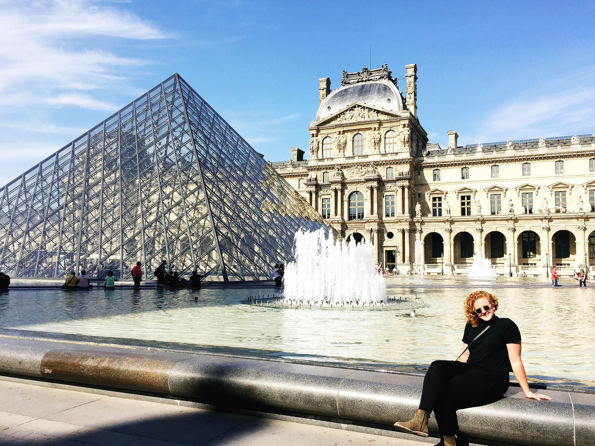 Louvre courtyard
