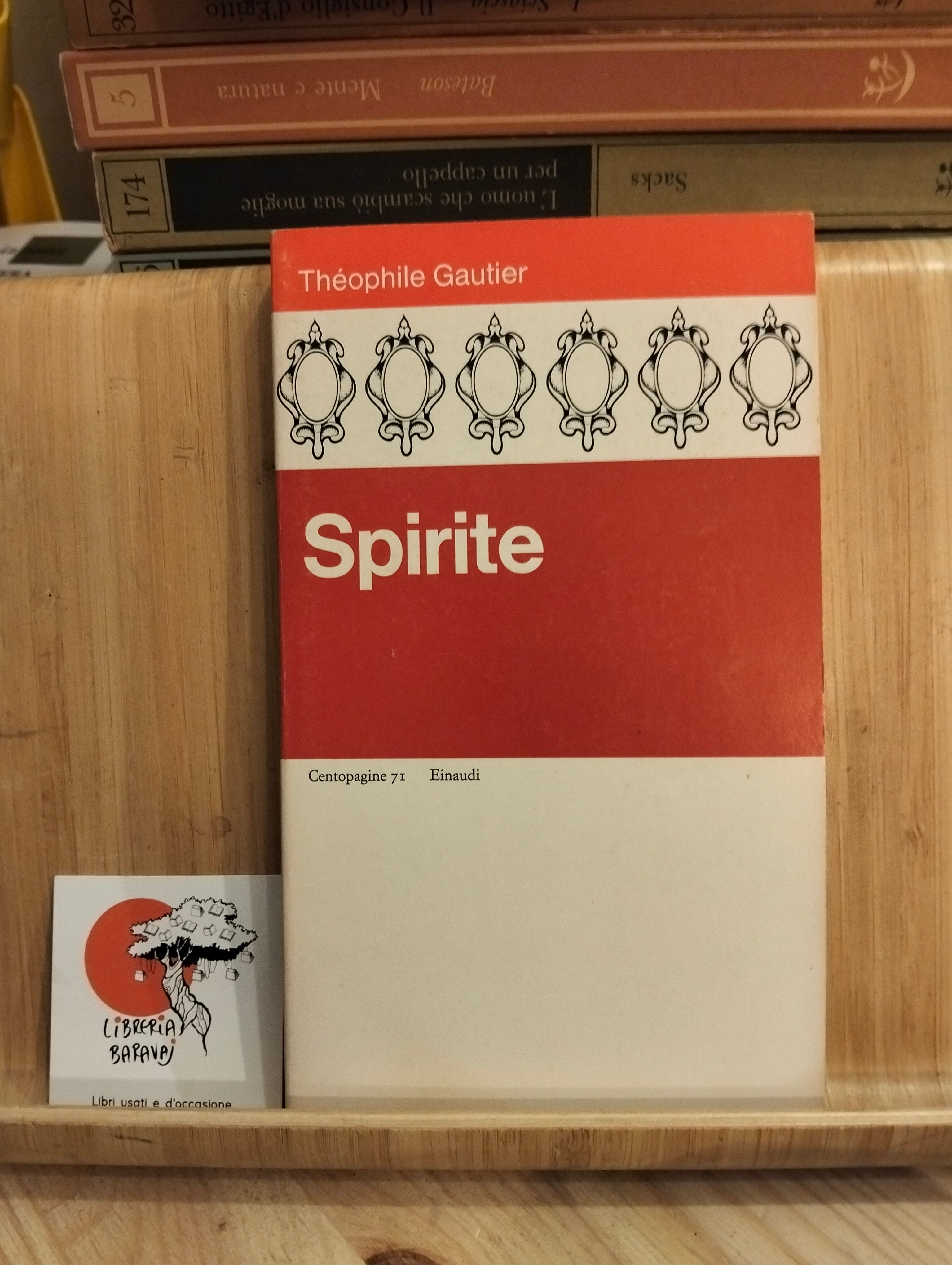 Theophile Gautier, Spirite, Einaudi 1982
