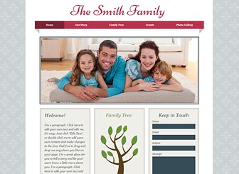 free genealogy website templates