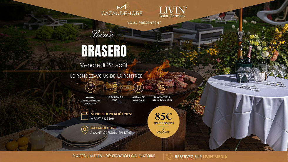 Soirée Brasero dans les jardins de Cazaudehore