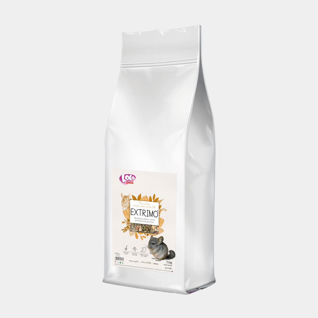 Extrimo Futter für Chinchillas, 15 kg