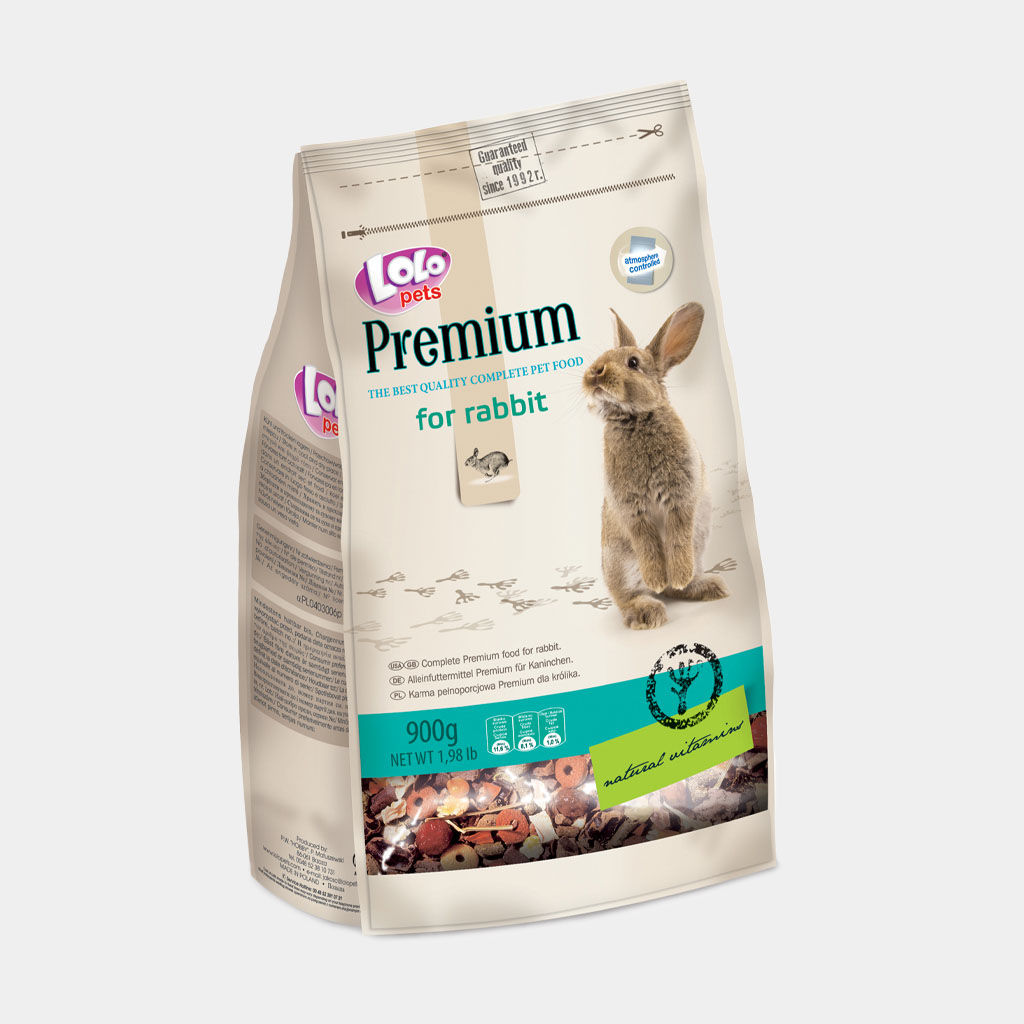 Premium food for rabbits, 900 g